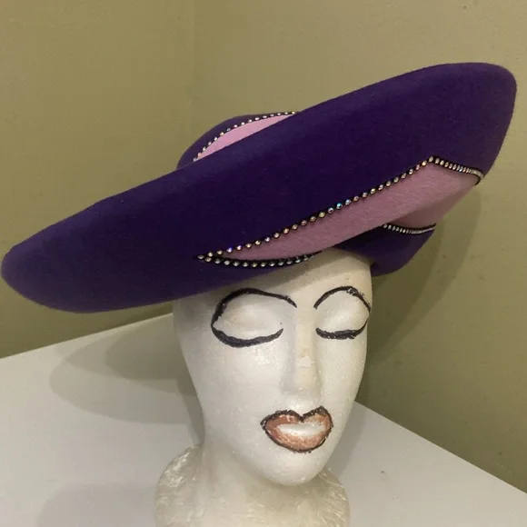 Beautiful Dress Hat / Church Hat by Jack McConnell Beautiful Black Dress / Church Hat by Jack McConnell | eBay main image 3